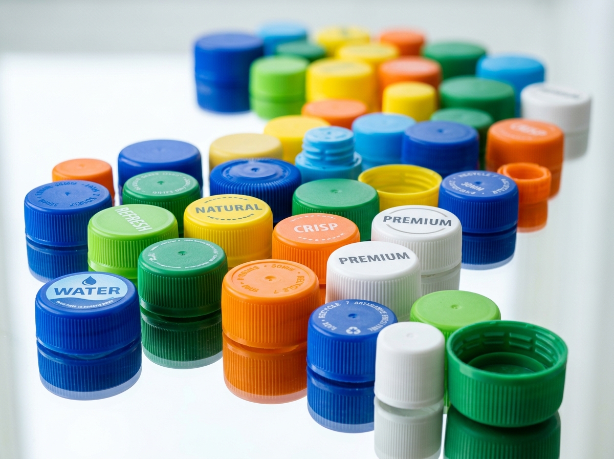 Plastic Bottle Caps — Lakshya International (Representational Image)
